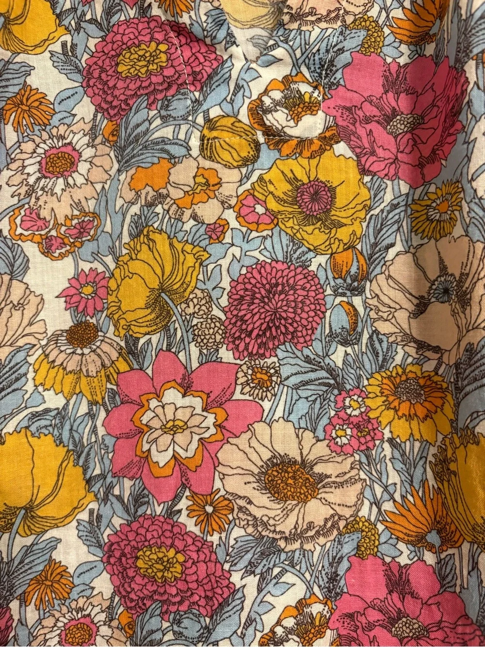 Trovata Birds of Paradise Bailey Blouse Dawn Fleurettes XS - Picture 4 of 4
